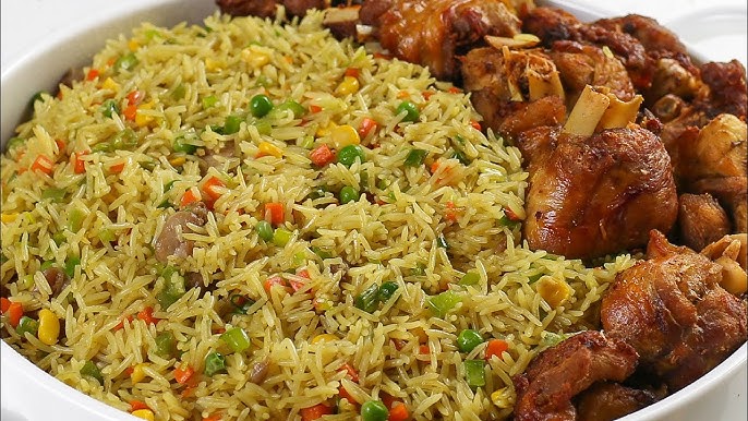 Fried Rice, Goatmeat 